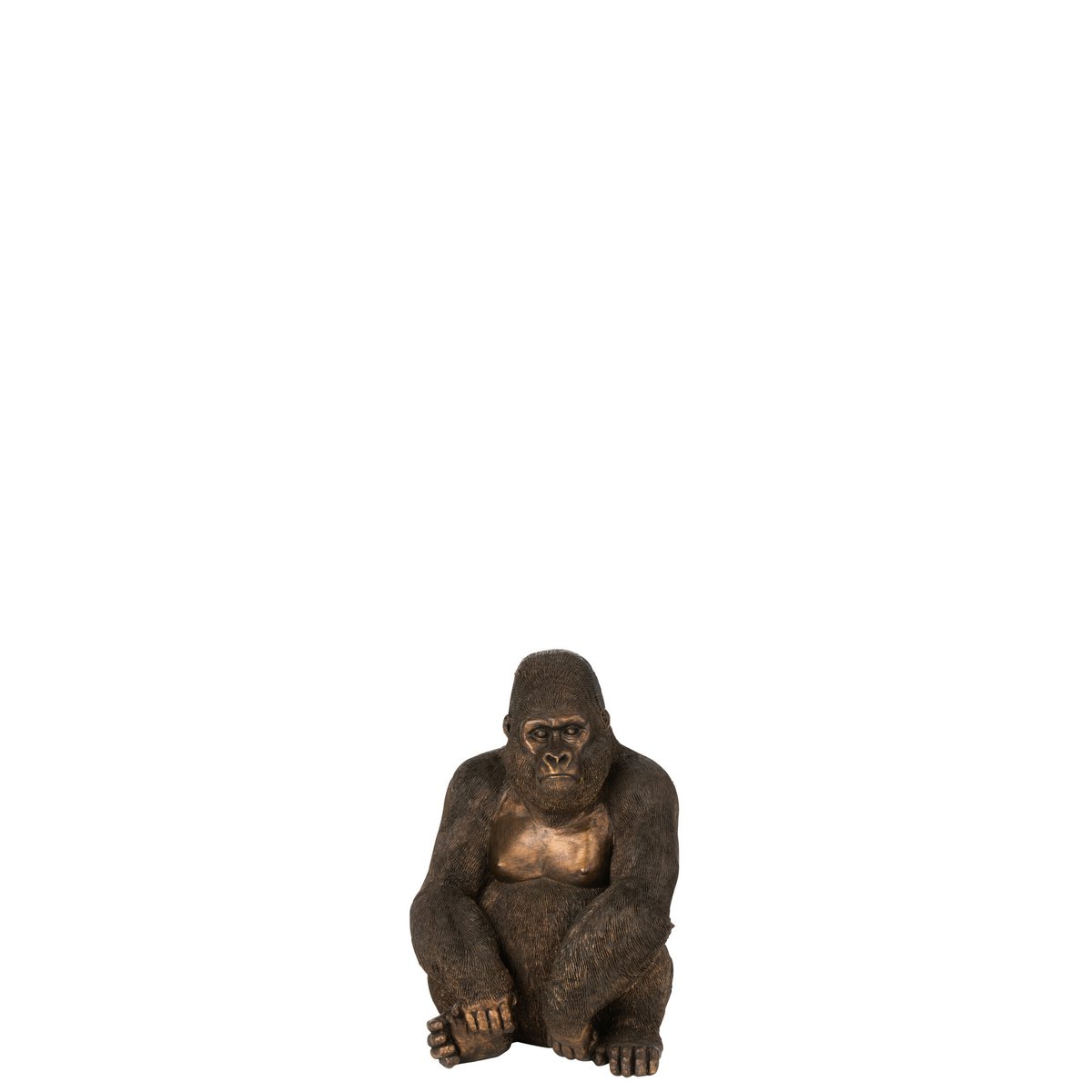 J-Line Gorilla Poly Donkerbruin Klein