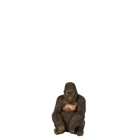 J-Line Gorilla Poly Donkerbruin Klein