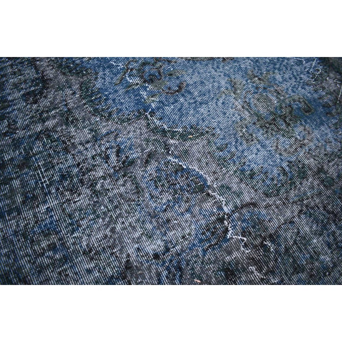 Blauw vintage vloerkleed - 270x170 cm - HANDGEMAAKT