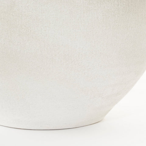 Douro Bloempot - H18 x Ø20 cm - Terracotta - Off White