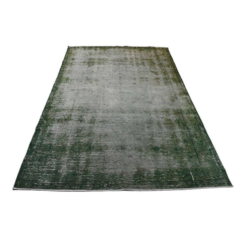 Groen super vintage vloerkleed - 249x170 cm - HANDGEMAAKT