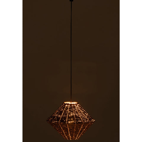 J-Line hanglamp Ufo - zeegras - naturel - small