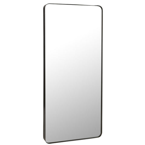 J-Line Spiegel Markus Metaal/Glas Zwart Large