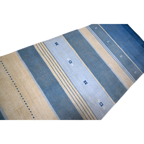Gestreepte Gabbeh loper - 312x80 cm - HANDGEMAAKT