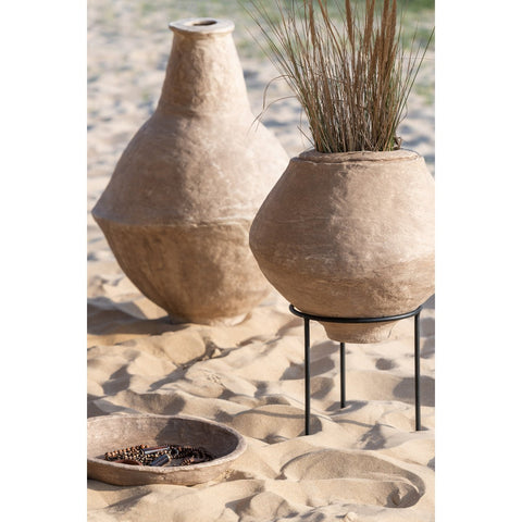 J-Line Set Van 3 Schalen Chad Papier Mache Bruin