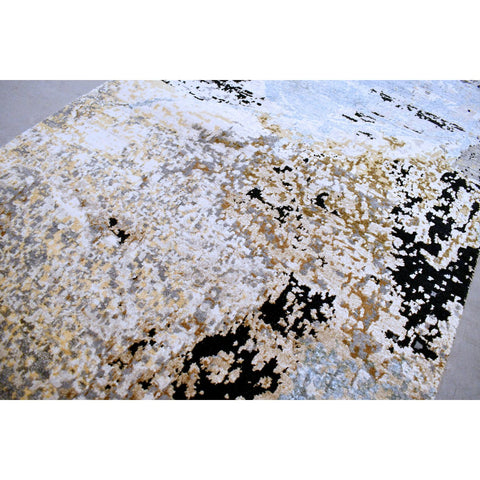 Modern abstract vloerkleed - 154x92 cm - HANDGEMAAKT