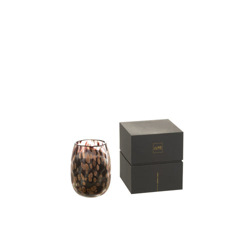 J-Line Geurkaars Mia - glas - zwart/mix - S