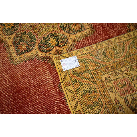 Rood vintage vloerkleed - 273x168 cm - HANDGEMAAKT