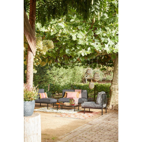 Celo Loungestoel - L62 x B83 x H78 cm - Metaal - Zwart