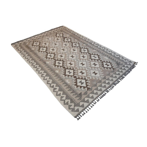 Lichte kelim - 188x122 cm - HANDGEMAAKT