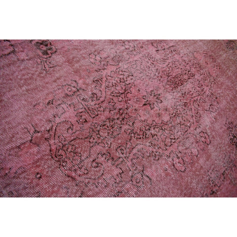 Roze vintage vloerkleed - 280x168 cm - HANDGEMAAKT