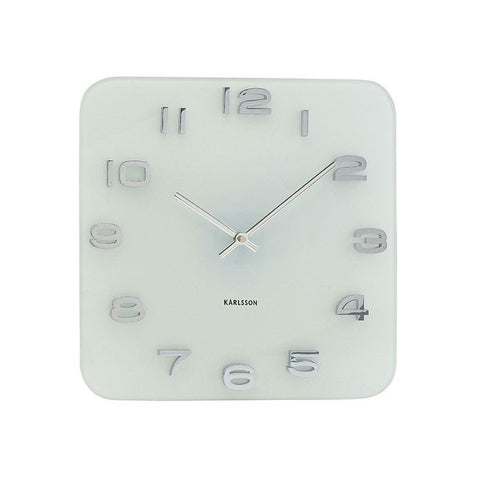 Wandklok Vintage Vierkant