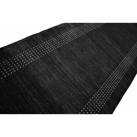 Zwarte Gabbeh loper - 282x80 cm - HANDGEMAAKT - HANDGEMAAKT