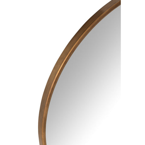 J-Line spiegel Anto - mdf - goud - groot - Ø 85 cm