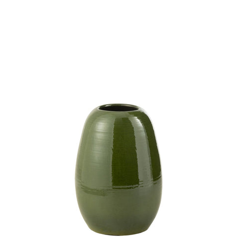 J-Line Vaas Lola Porselein Groen Medium