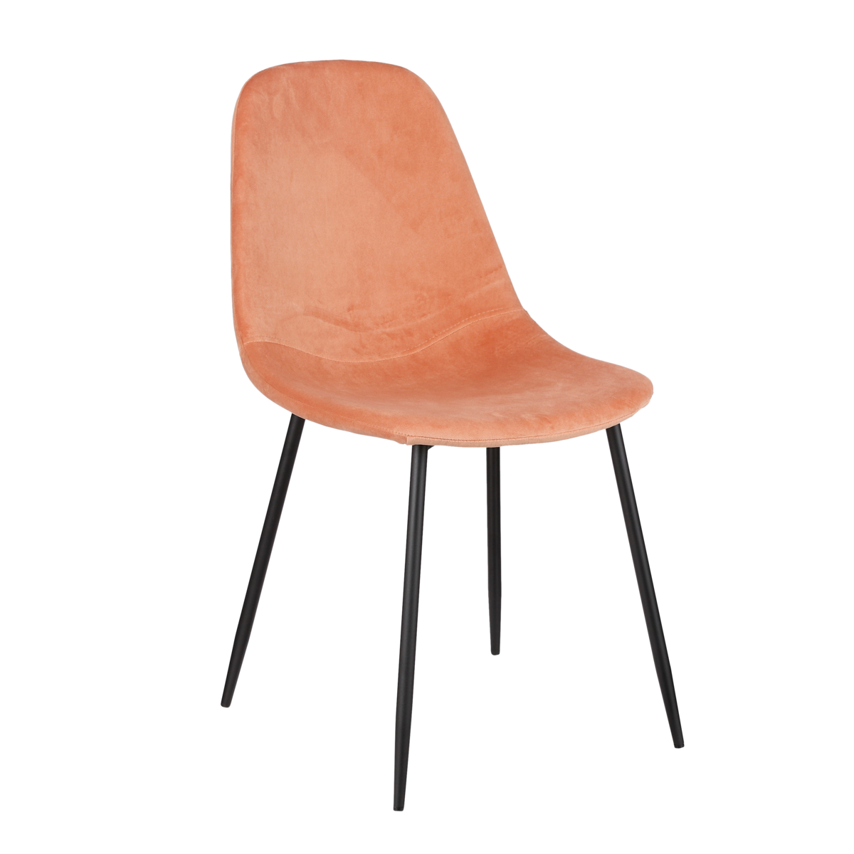 Corby Eetkamerstoel - Gerecycled polyester - Roze