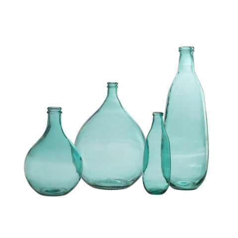 J-Line vaas Lissabon - glas - aqua - large