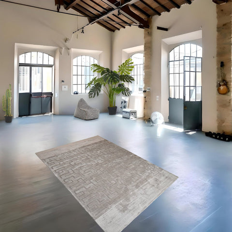 Modern vloerkleed - 242x154 cm - HANDMADE