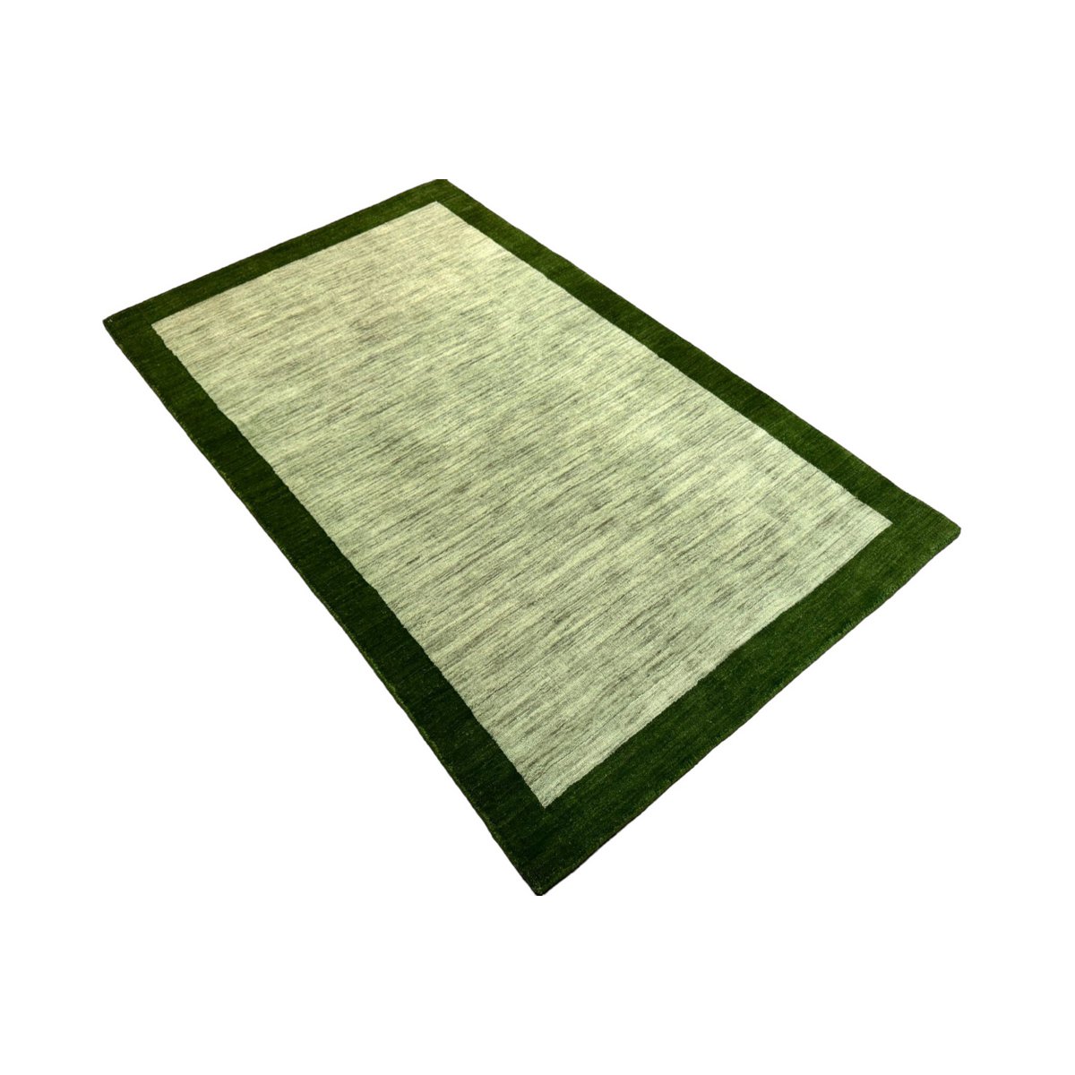 Groen Gabbeh vloerkleed - 150x90 cm - HANDGEMAAKT