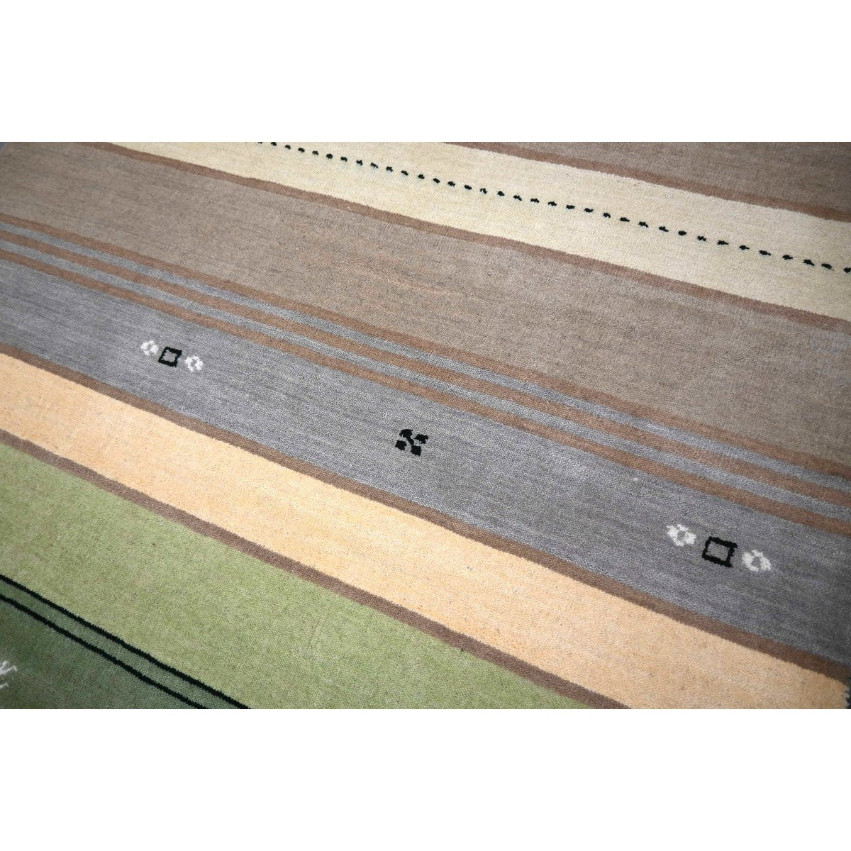Gestreept Gabbeh vloerkleed - 180x120 cm - HANDGEMAAKT
