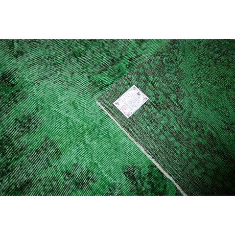 Groen vintage vloerkleed - 260x144 cm - HANDGEMAAKT