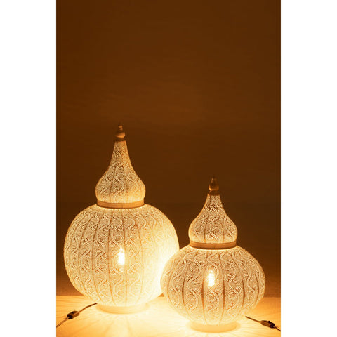 J-Line lamp Aladin - metaal - wit - large