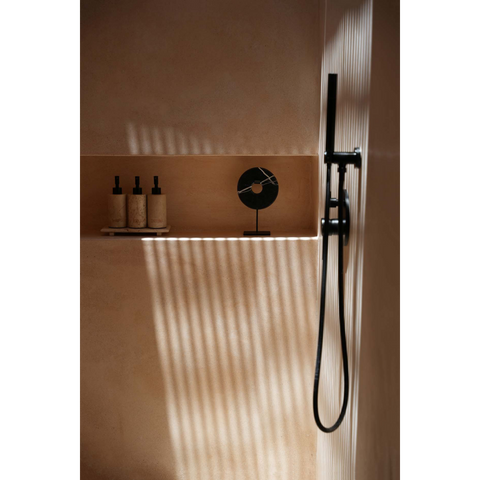 The Marble Disc on Stand - Zwart - M