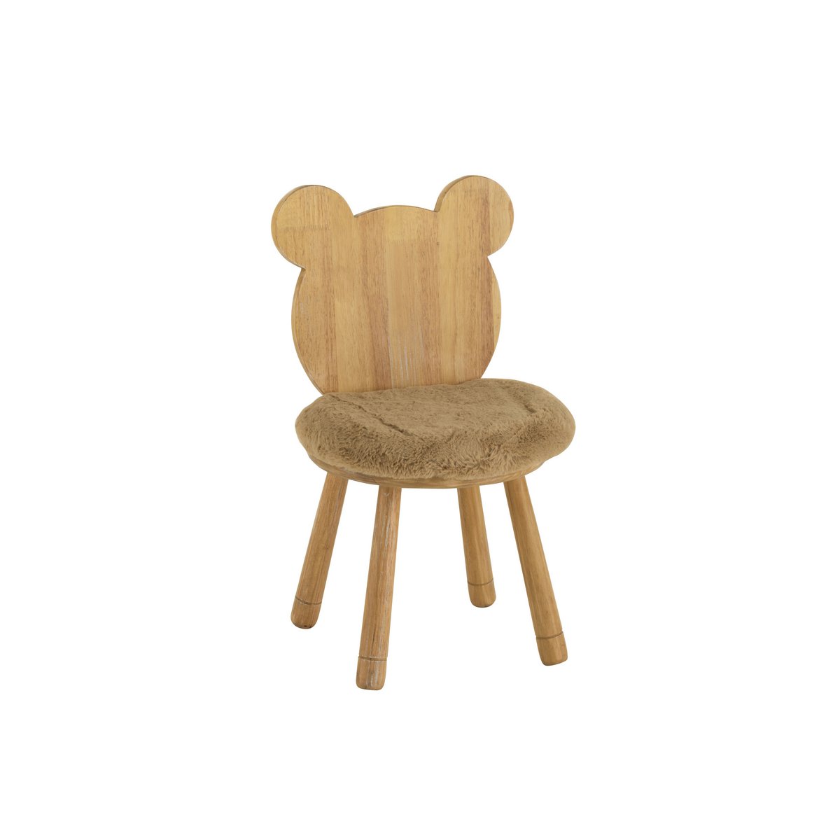 J-Line stoel Kind Beer - hout - naturel