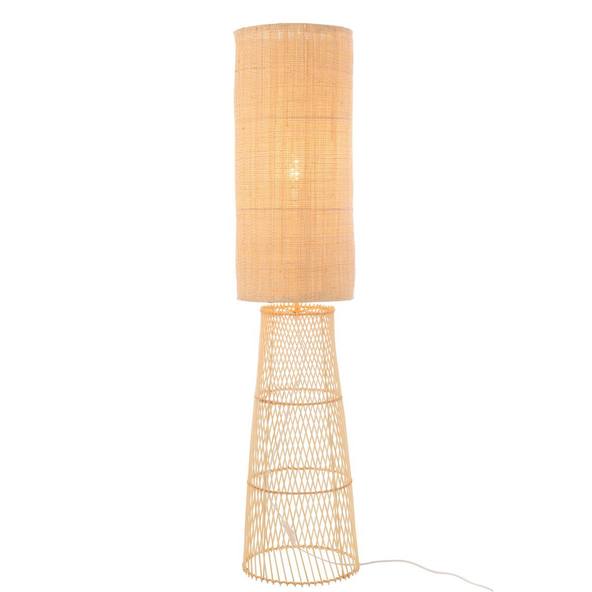 J-Line Lamp Room Linnen/Bamboe Naturel
