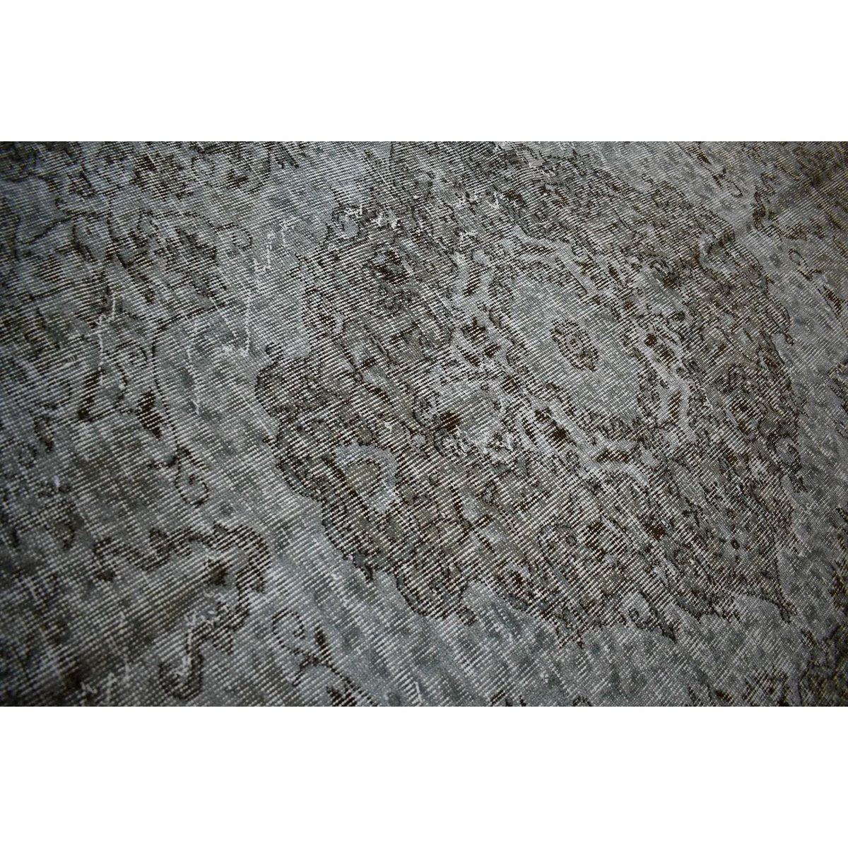 Grijs vintage vloerkleed - 279x174 cm - HANDGEMAAKT
