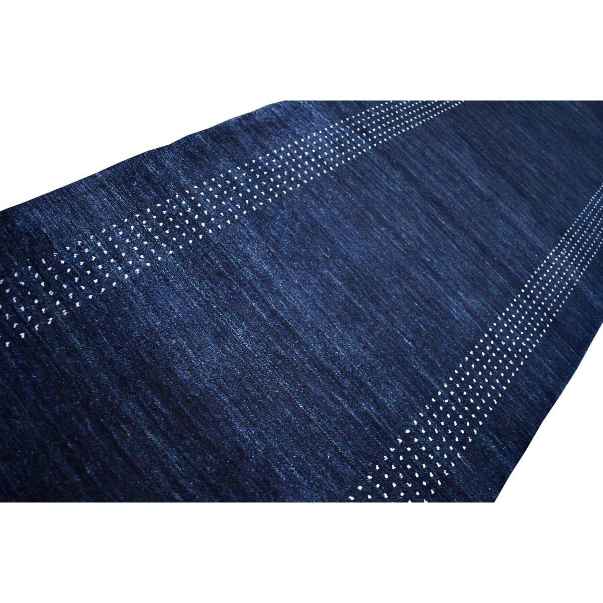 Blauwe Gabbeh loper - 285x83 cm - HANDGEMAAKT