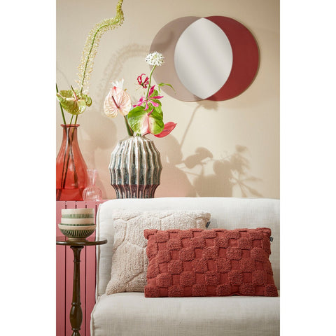 Avilo Wandspiegel - L58 x B45 cm - Donkerrood