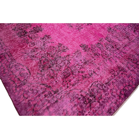 Roze vintage vloerkleed - 278x168 cm - HANDGEMAAKT