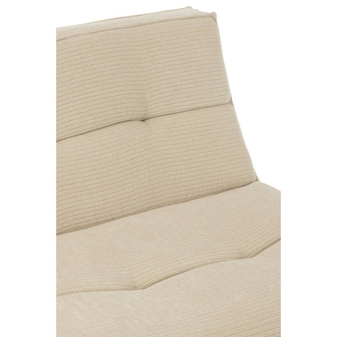 J-Line Sofa Grid Populierenhout/Schuim Beige