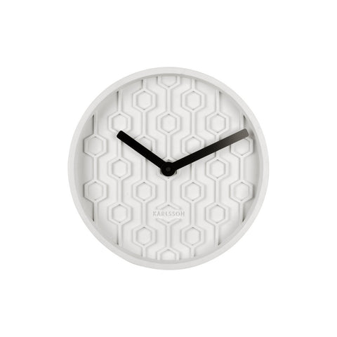 Wandklok Honingraat