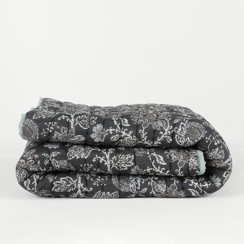 Plaid - L150 x B130 cm - Zwart