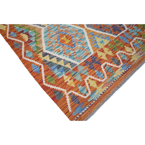 Kleurrijke kelim - 200x150 cm - HANDGEMAAKT