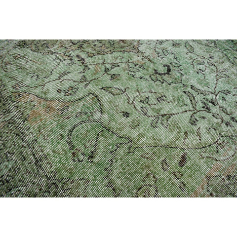 Groen vintage vloerkleed - 249x175 cm - HANDGEMAAKT