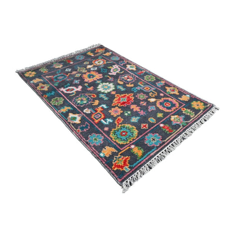 Azeri vloerkleed - 96x66 cm - HANDGEMAAKT