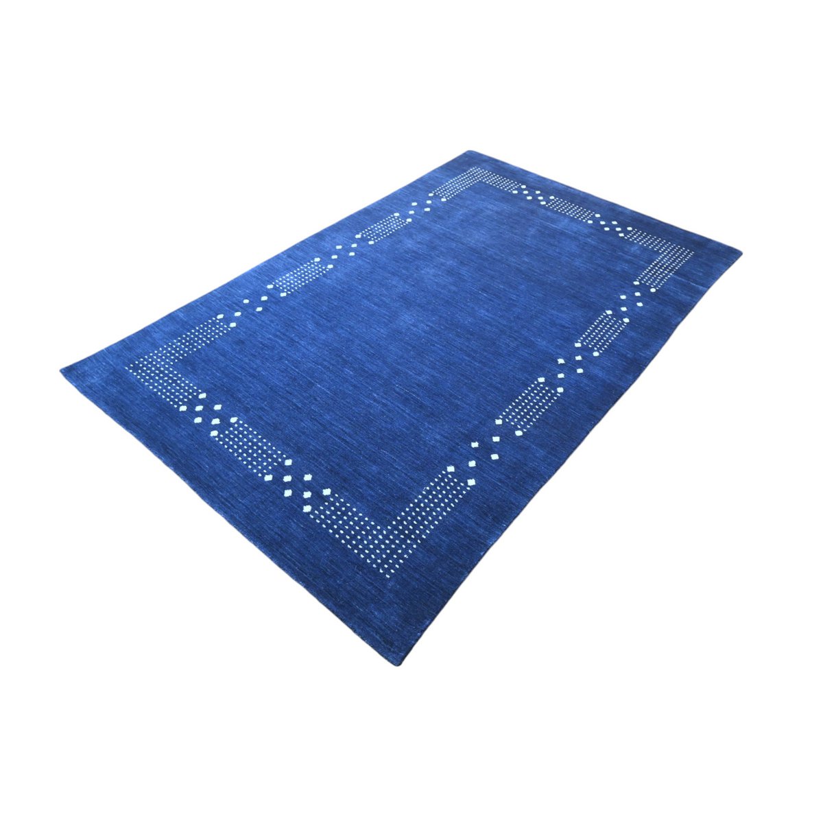 Blauw Gabbeh vloerkleed - 215x140 cm - HANDMADE
