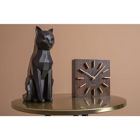 Standbeeld origami kattenzitting