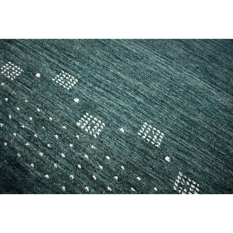 Gabbeh loper groen - 296x81 cm - HANDGEMAAKT