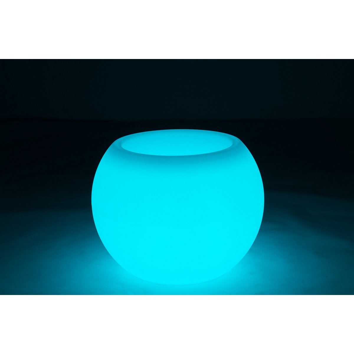 J-Line lamp Bloempot - kusntstof - mix - LED - tuinverlichting