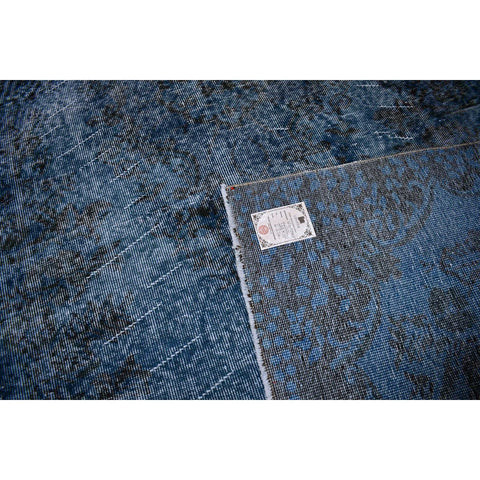 Blauw vintage vloerkleed - 267x164 cm - HANDGEMAAKT