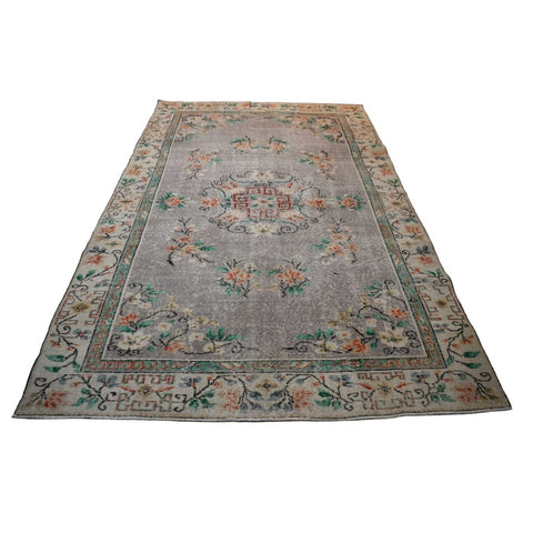 Boho vintage vloerkleed - 275x165 cm - HANDGEMAAKT