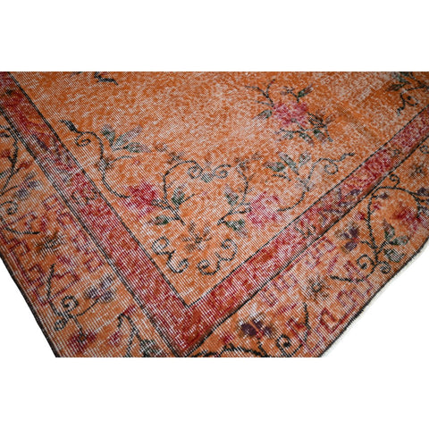 Oranje vintage vloerkleed - 284x184 cm - HANDGEMAAKT