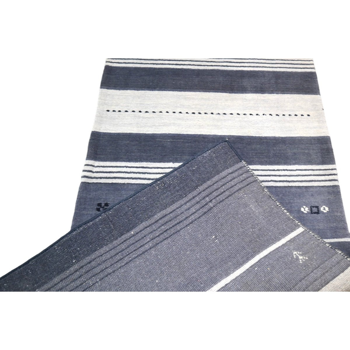 Gestreepte Gabbeh loper - 225x70 cm - HANDGEMAAKT