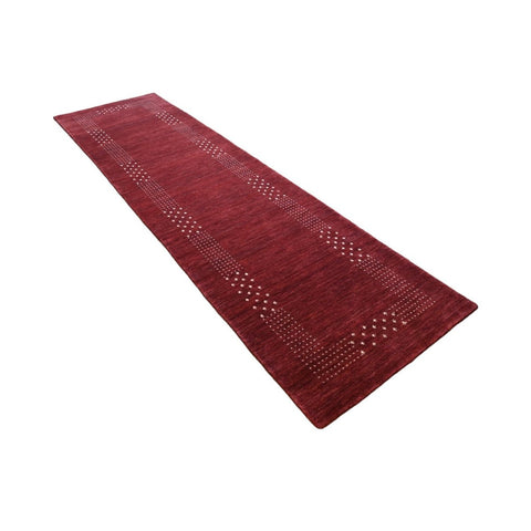 Rode Gabbeh loper - 285x80 cm - HANDGEMAAKT
