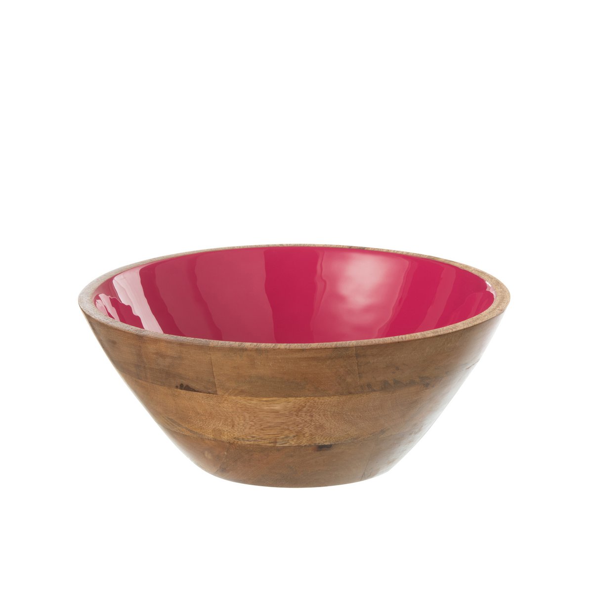 J-Line kom - hout - fuschia - large