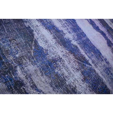 Blauw vintage vloerkleed - 274x114 cm - HANDGEMAAKT